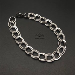 Linked Bracelet or Anklet | Stainless Steel
